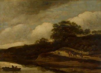 Hilly Landscape with Water